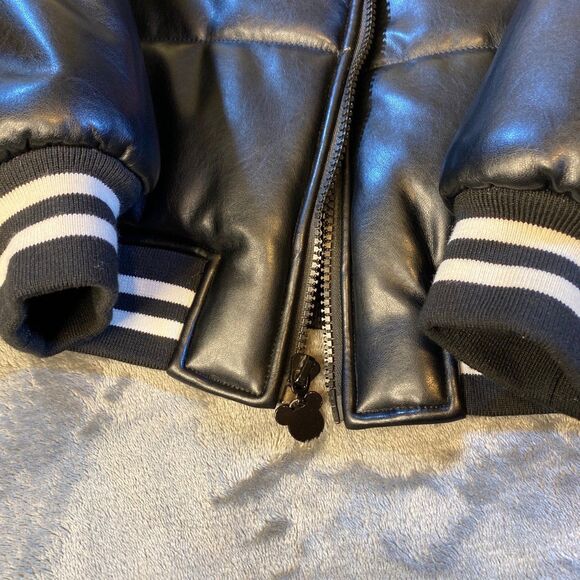 Jacket Mickey Mouse Embroidered Appliqué, Puffer Jacket, Men’s Medium USED - Picture 6 of 11